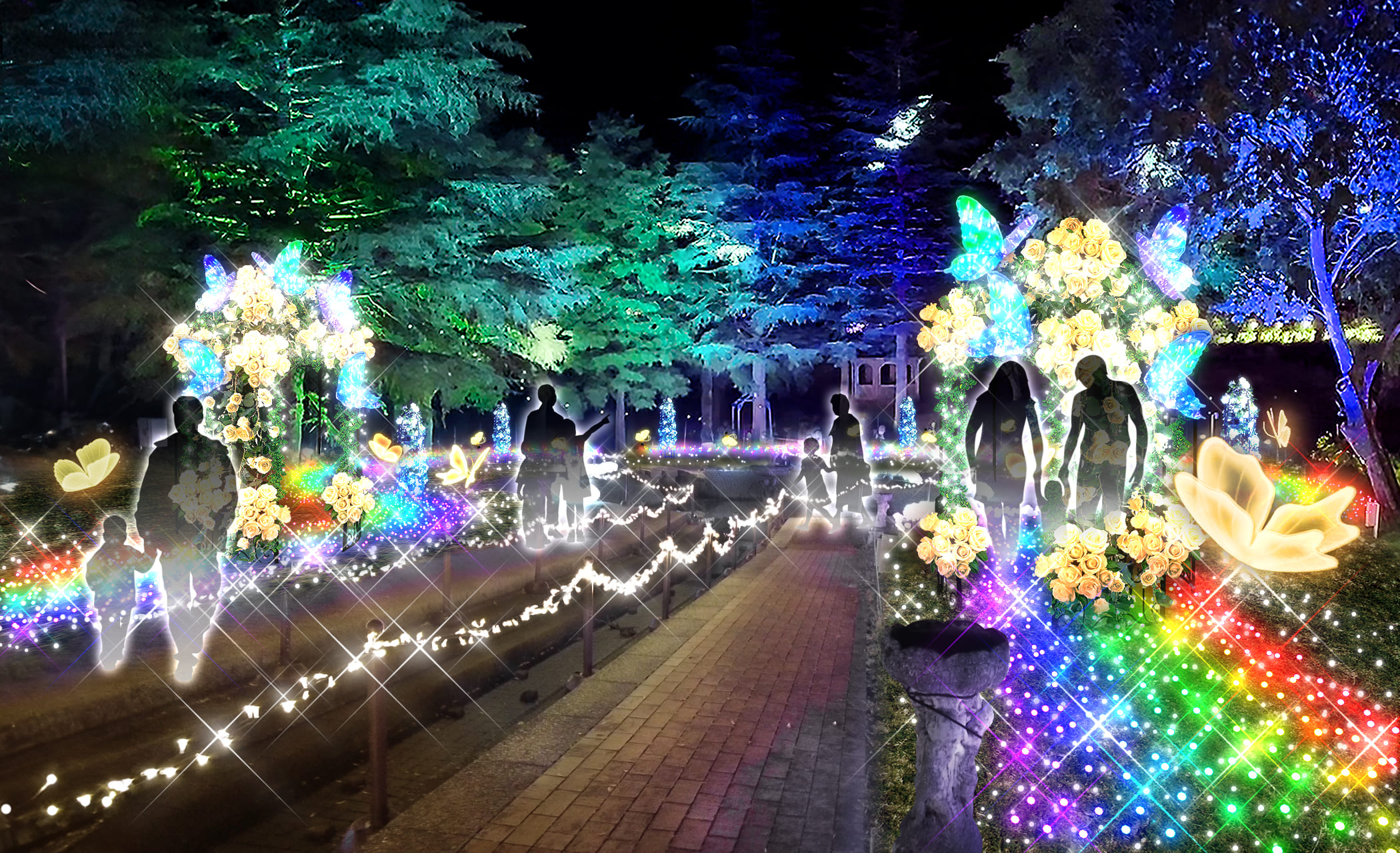 ④フェアリー虹の川(人物あり)